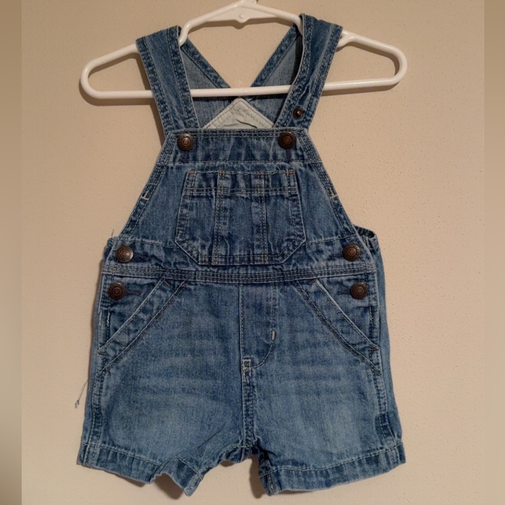Vintage Genuine baby OshKosh B'gosh Blue Denim Overalls
